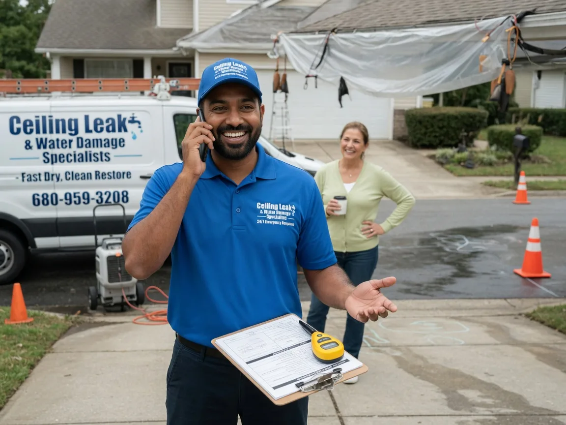 Ceiling Leak Cleanup Palmetto, GA FAQs